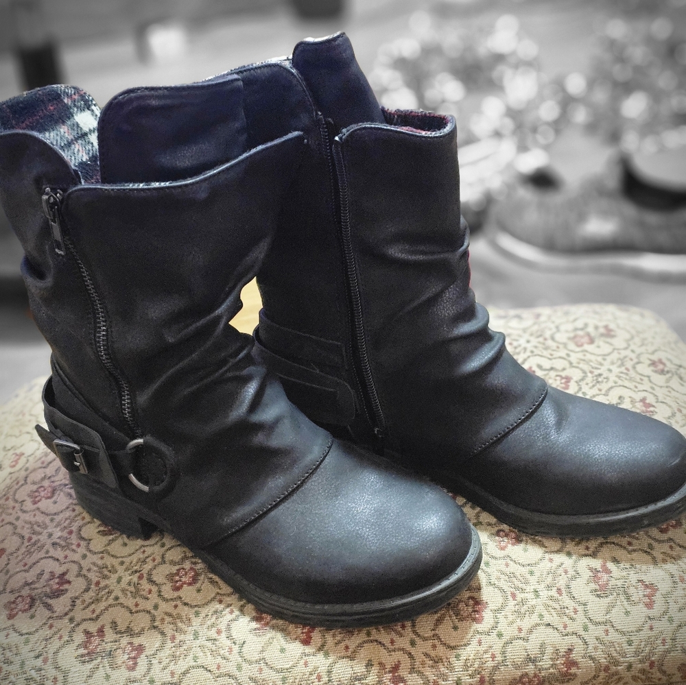 Jellypop boots black size 7